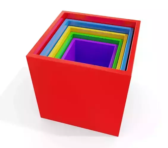 CUBOS ENCAJABLES Y APILABLES 3D print model