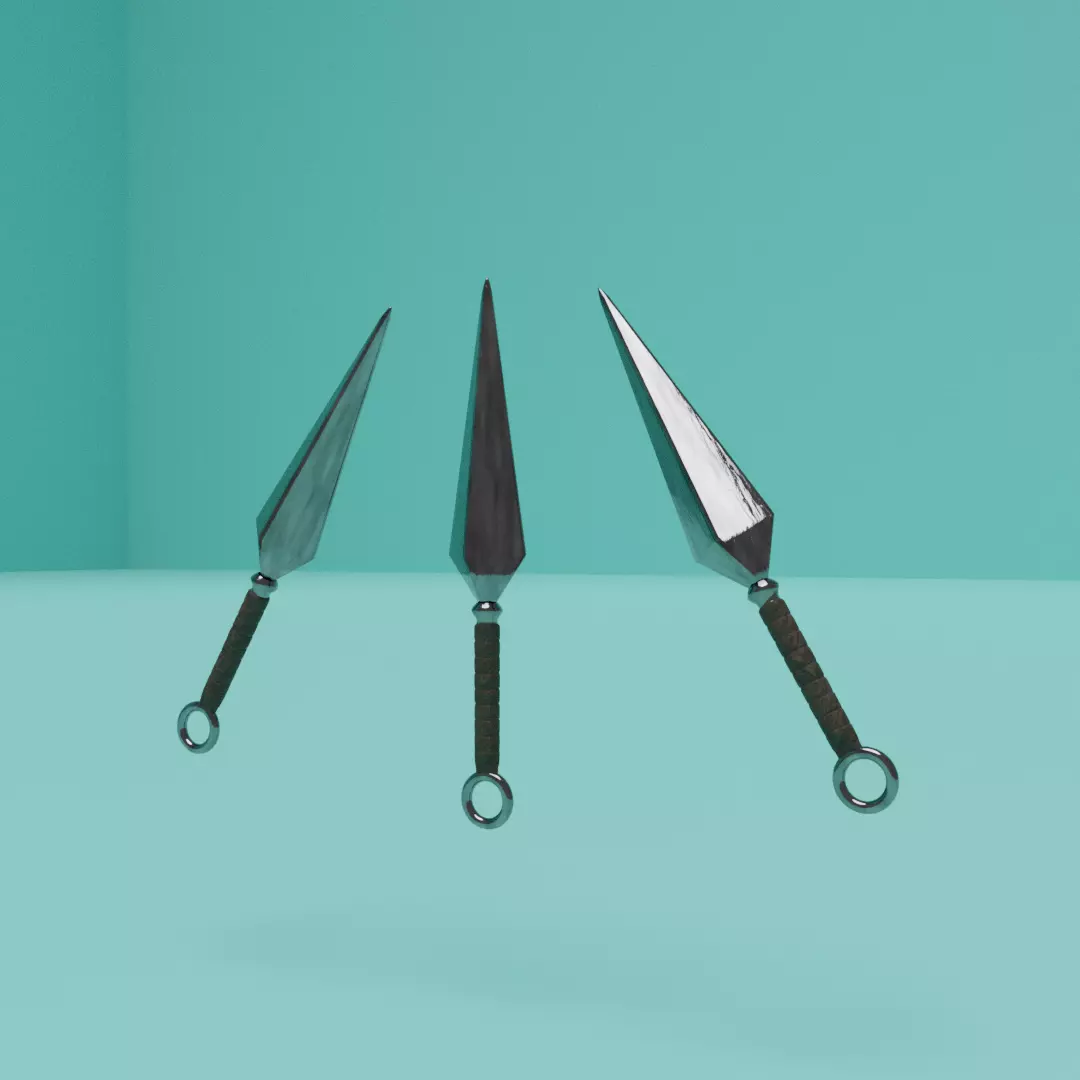 Kunai 3D model_0