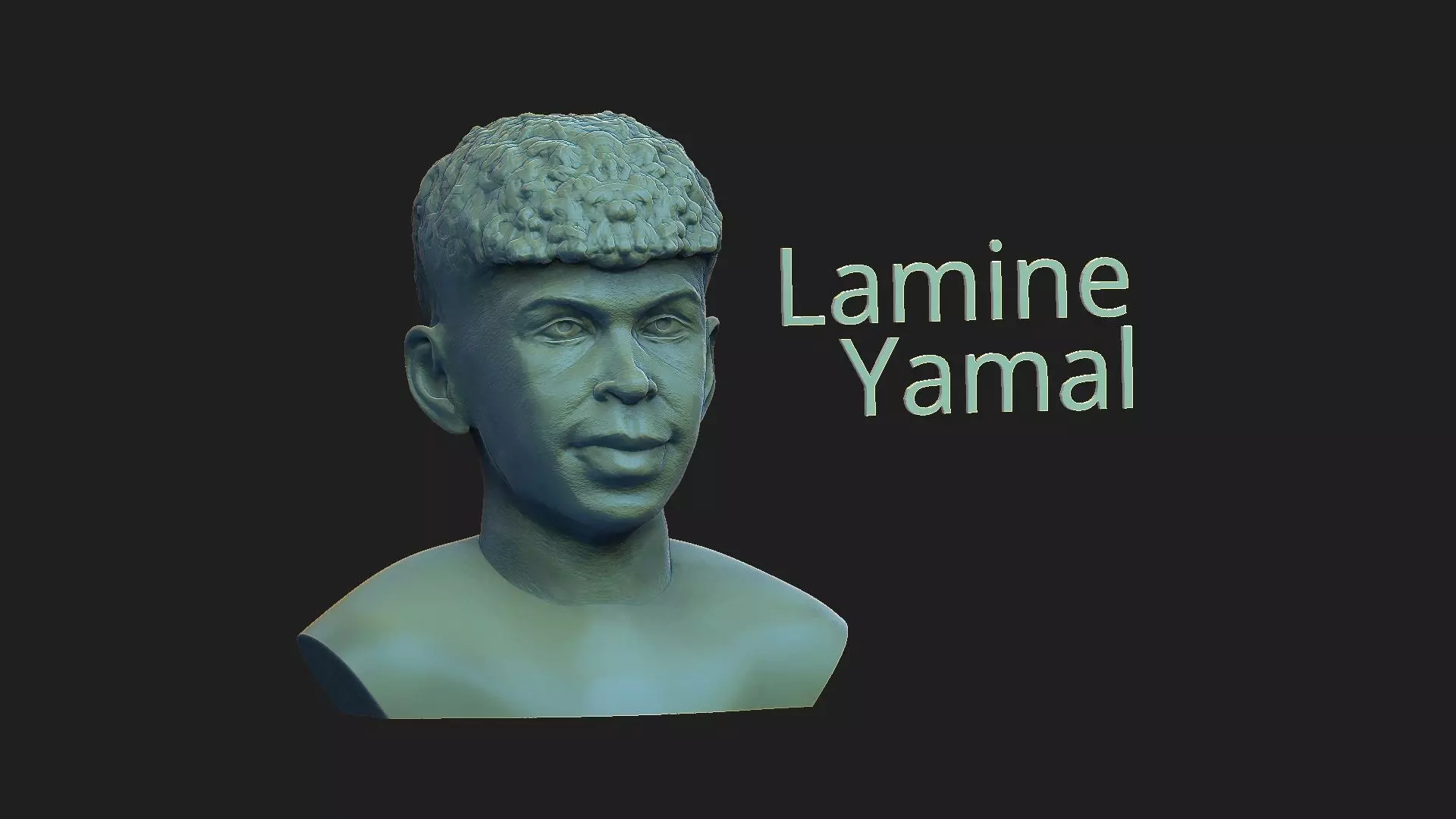 Lamine Yamal 3D print model