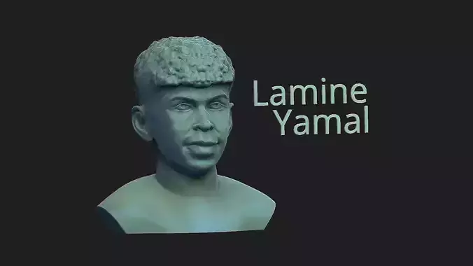 Lamine Yamal 3D print model
