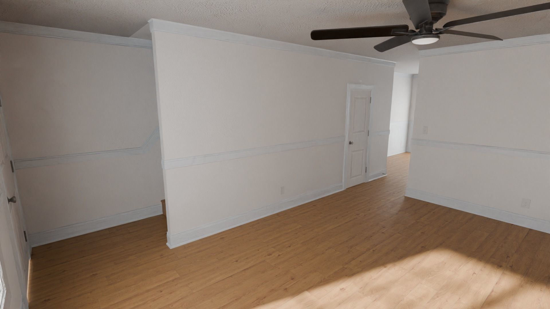 Empty Apartment with 4K Textures Low-poly 3D model_10