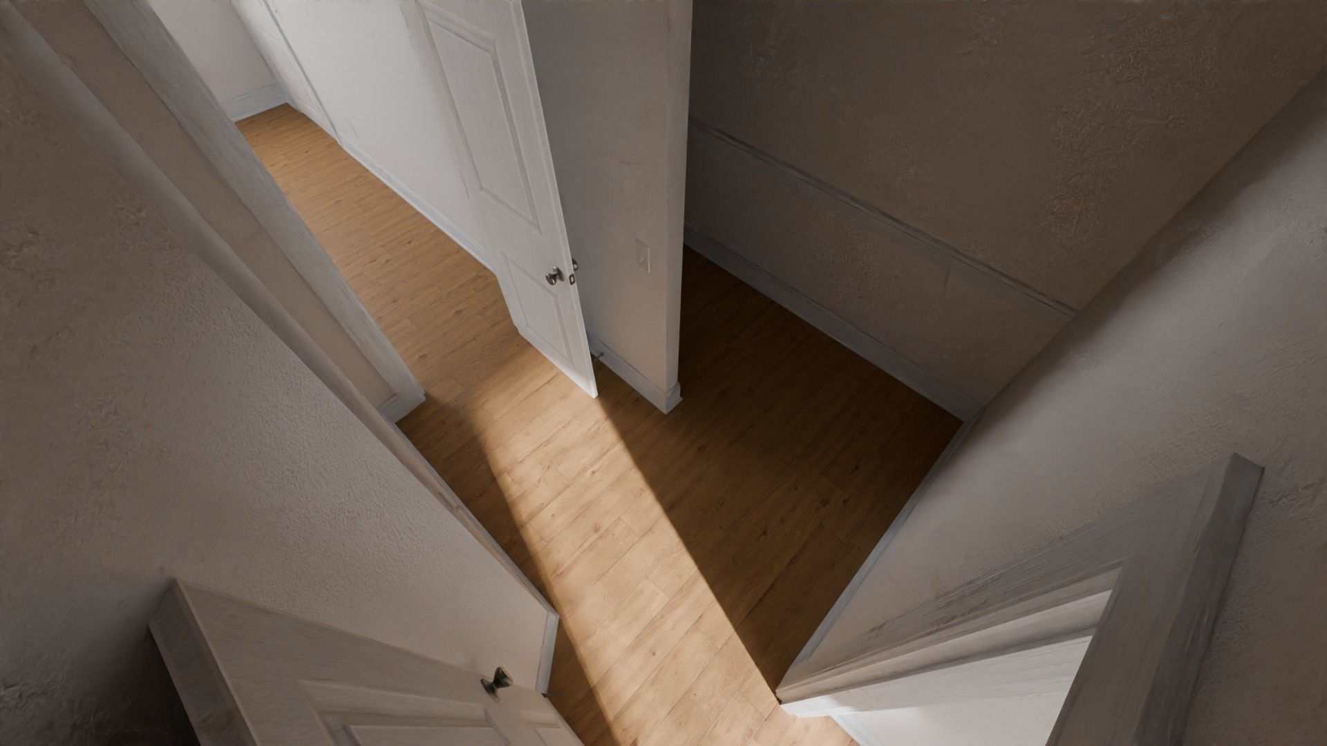 Empty Apartment with 4K Textures Low-poly 3D model_14