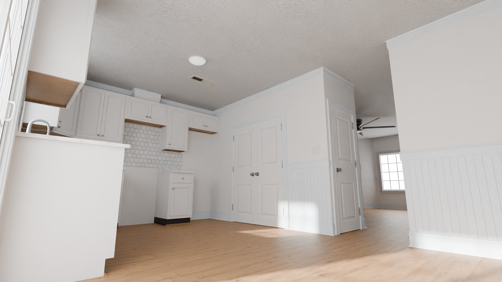 Empty Apartment with 4K Textures Low-poly 3D model_7