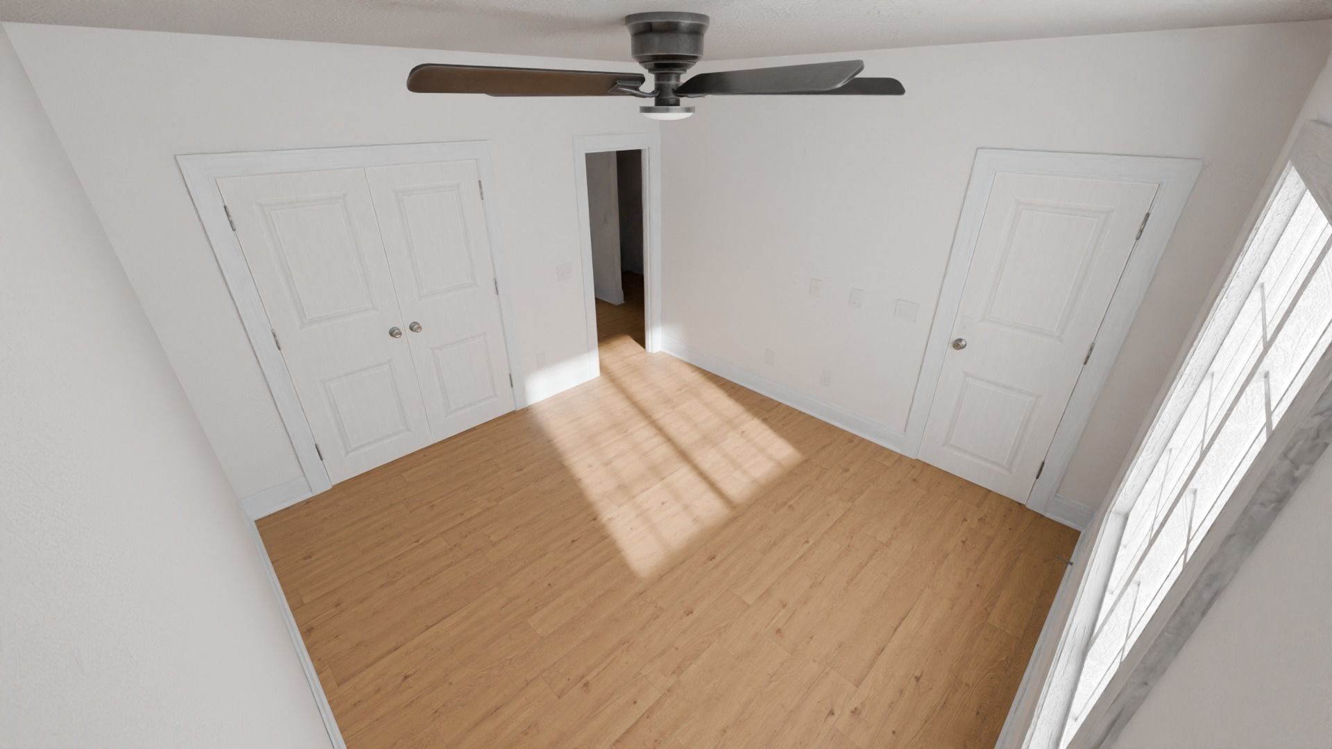 Empty Apartment with 4K Textures Low-poly 3D model_13