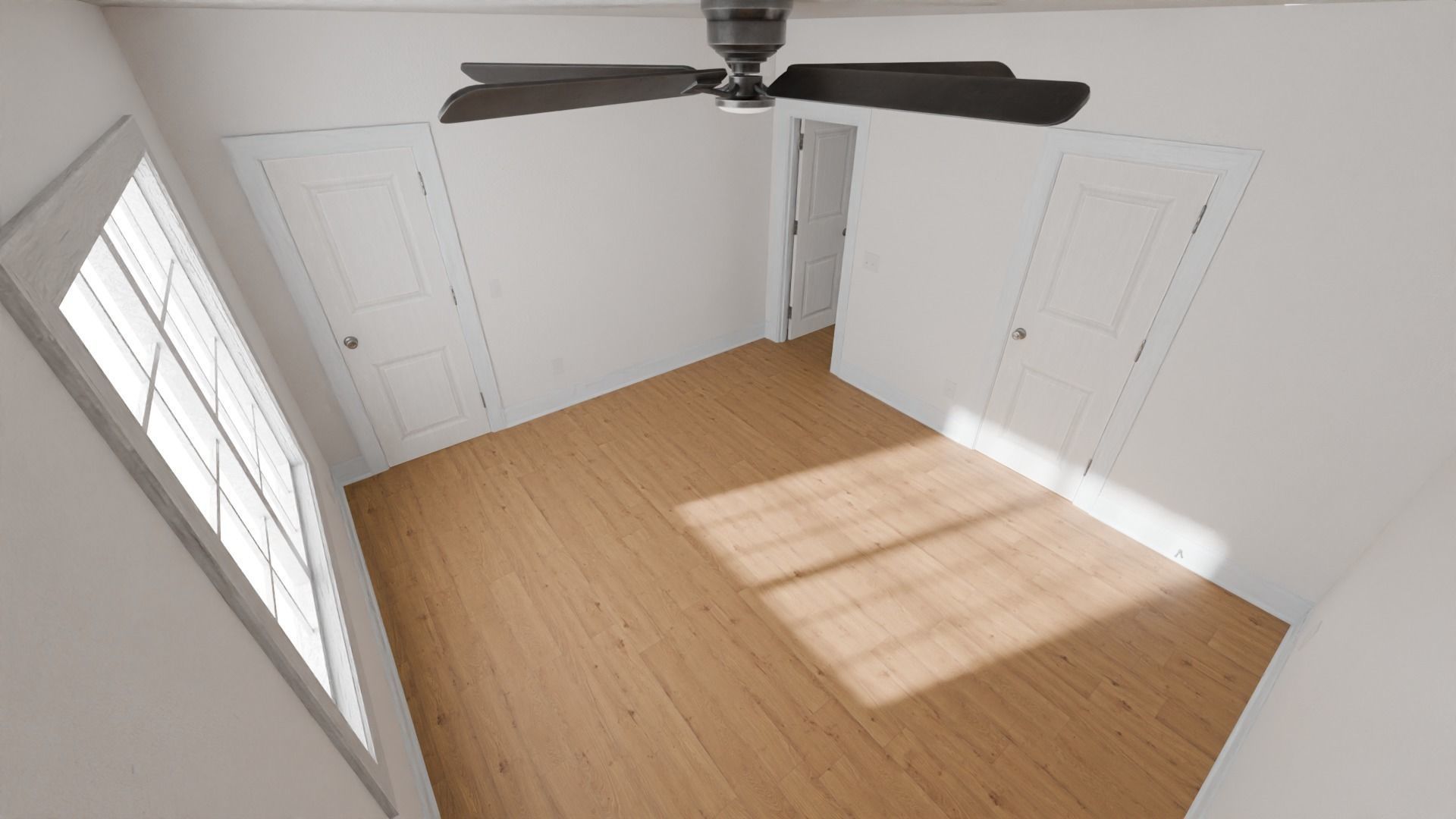 Empty Apartment with 4K Textures Low-poly 3D model_12