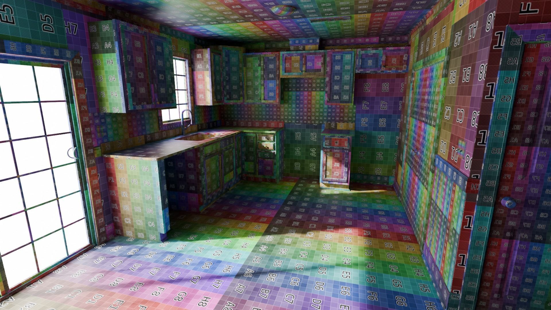 Empty Apartment with 4K Textures Low-poly 3D model_1