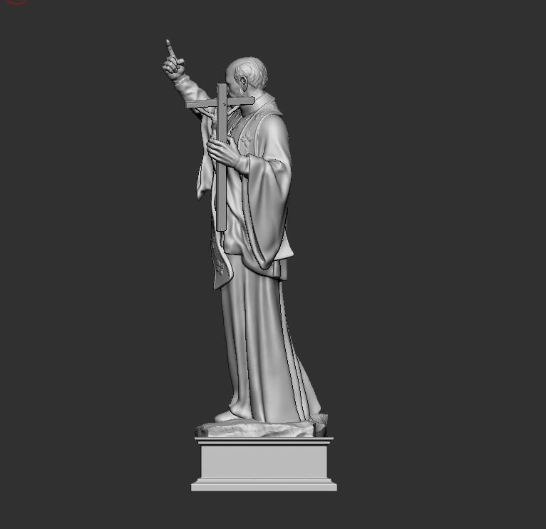 Vincent de Paul 3D print model_4