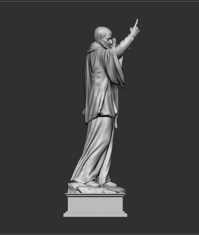 Vincent de Paul 3D print model_1
