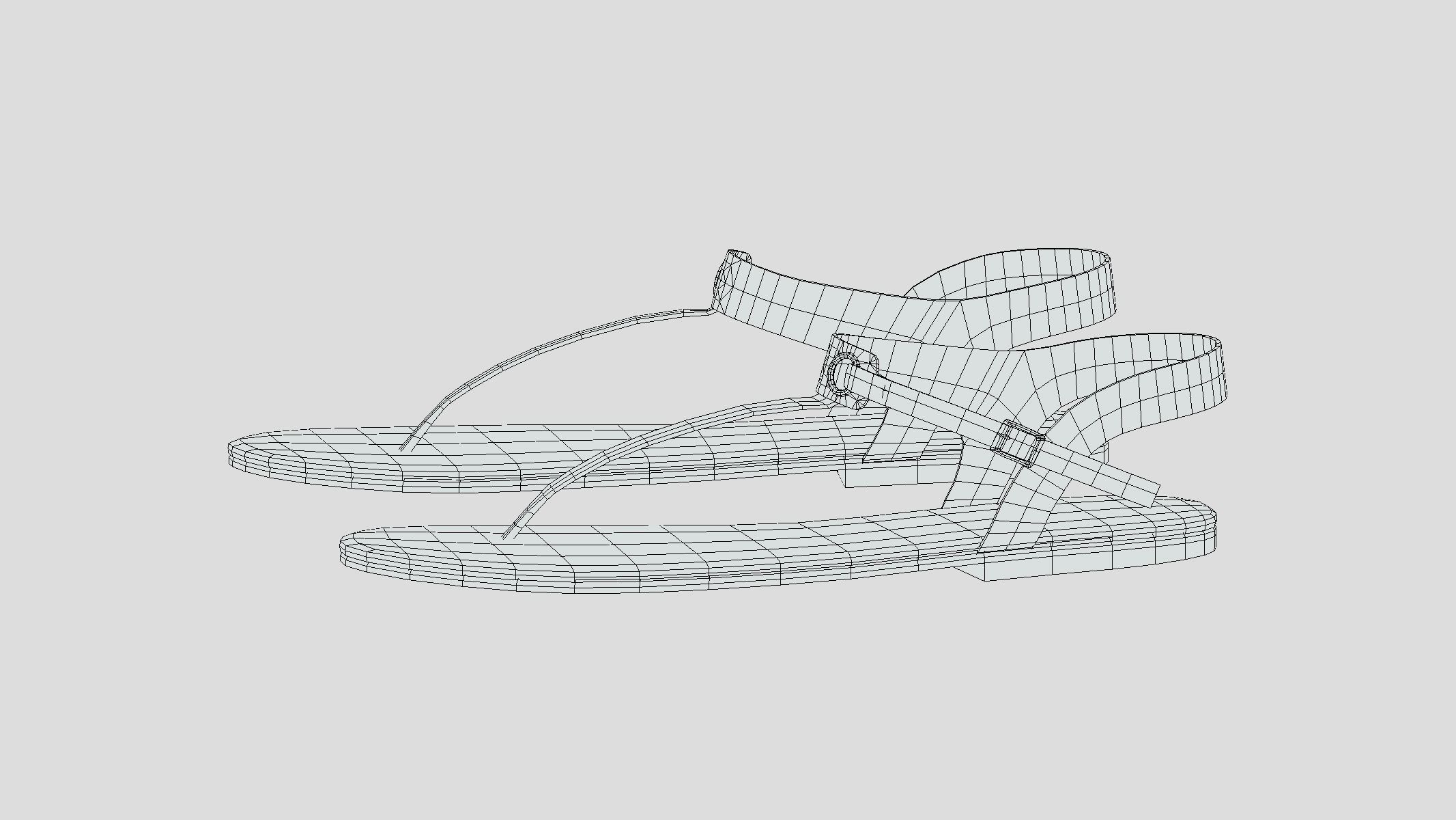 Thong Low Poly Low-poly 3D model_5