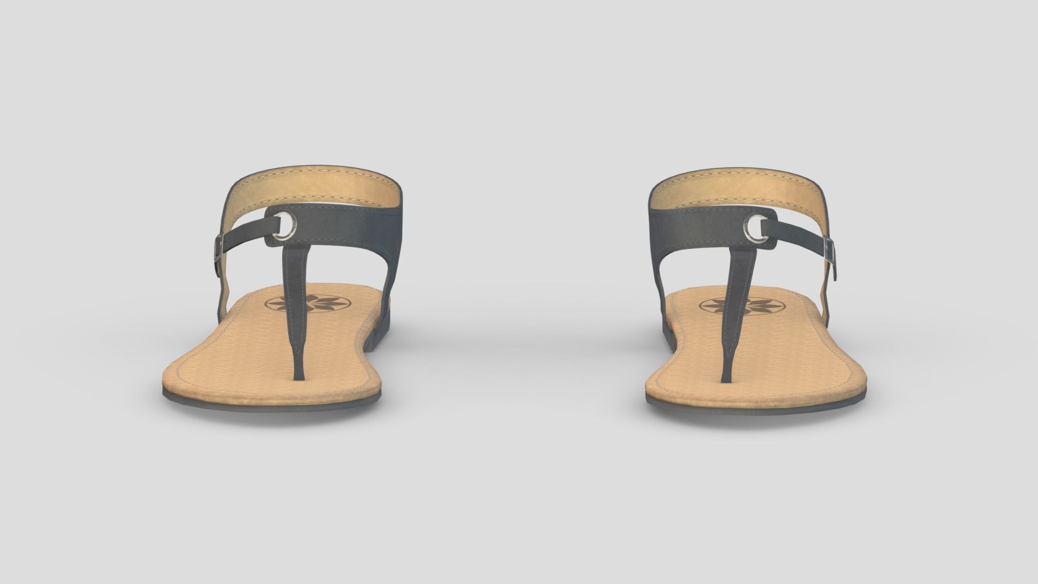 Thong Low Poly Low-poly 3D model_2