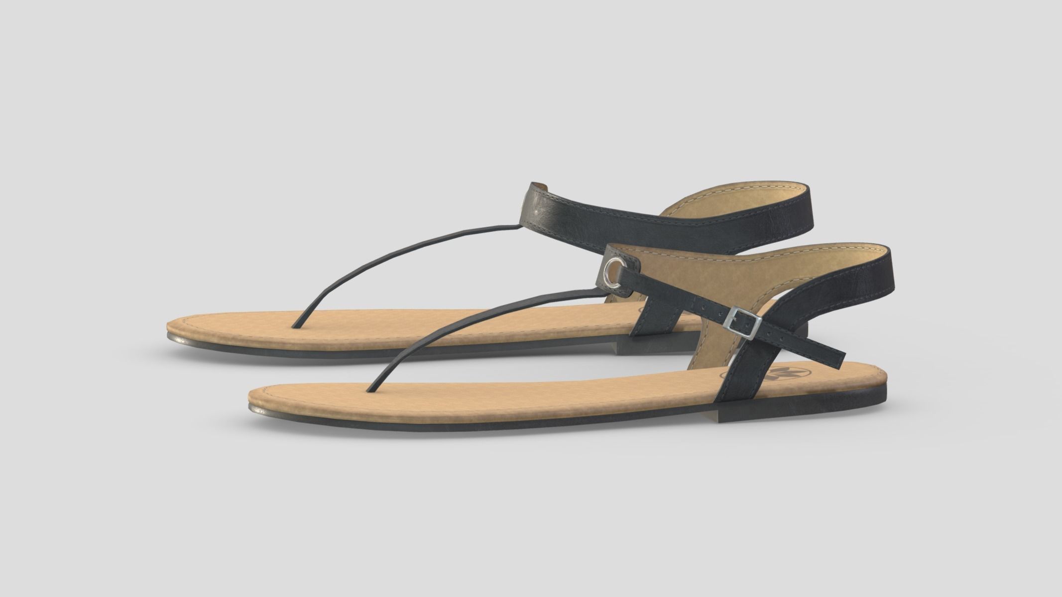 Thong Low Poly Low-poly 3D model_4