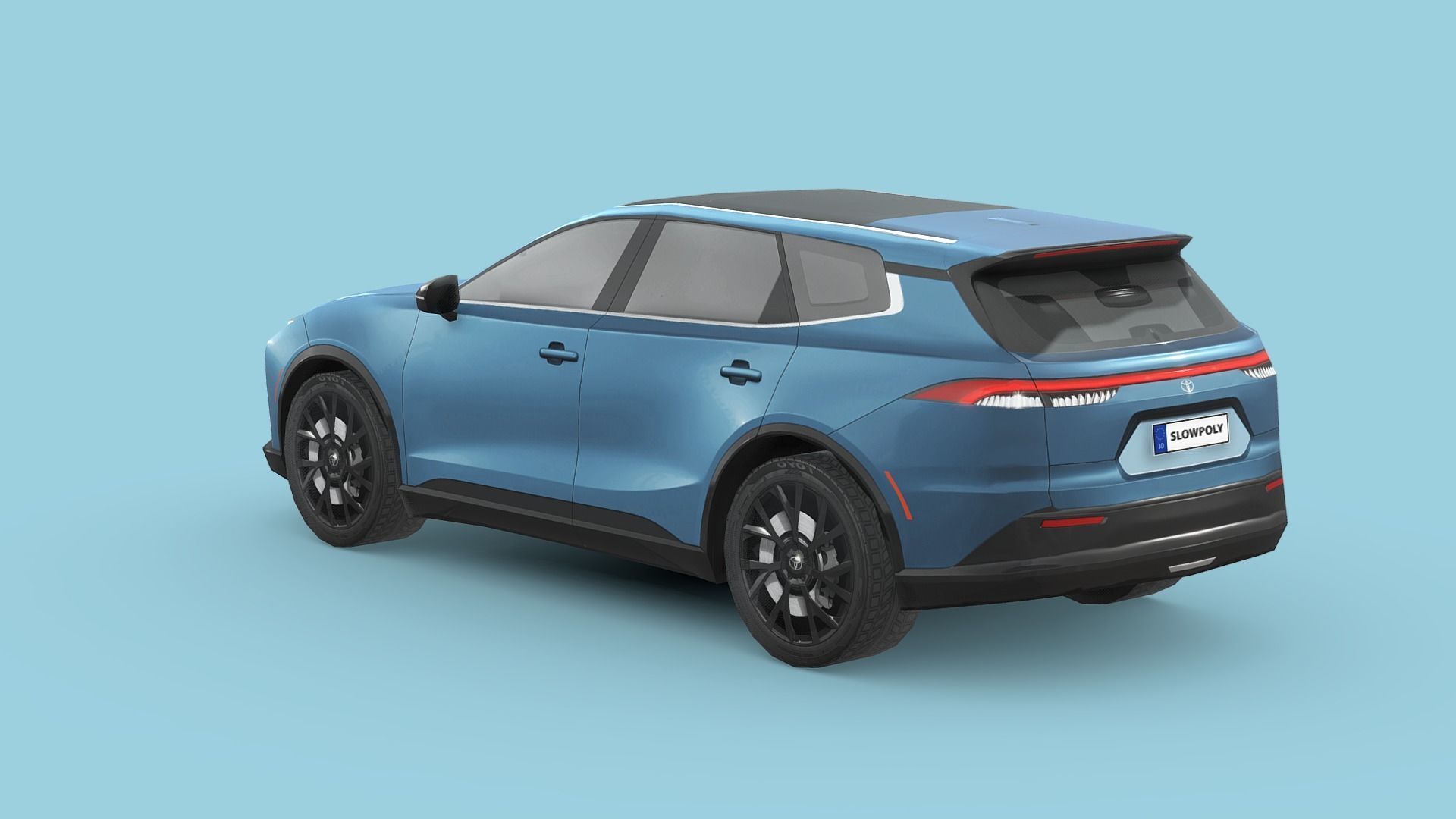 Toyota Crown Signia 2025 Low-poly 3D model_1