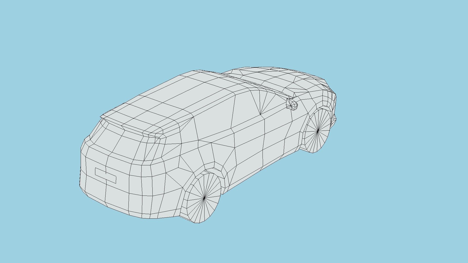 Toyota Crown Signia 2025 Low-poly 3D model_6