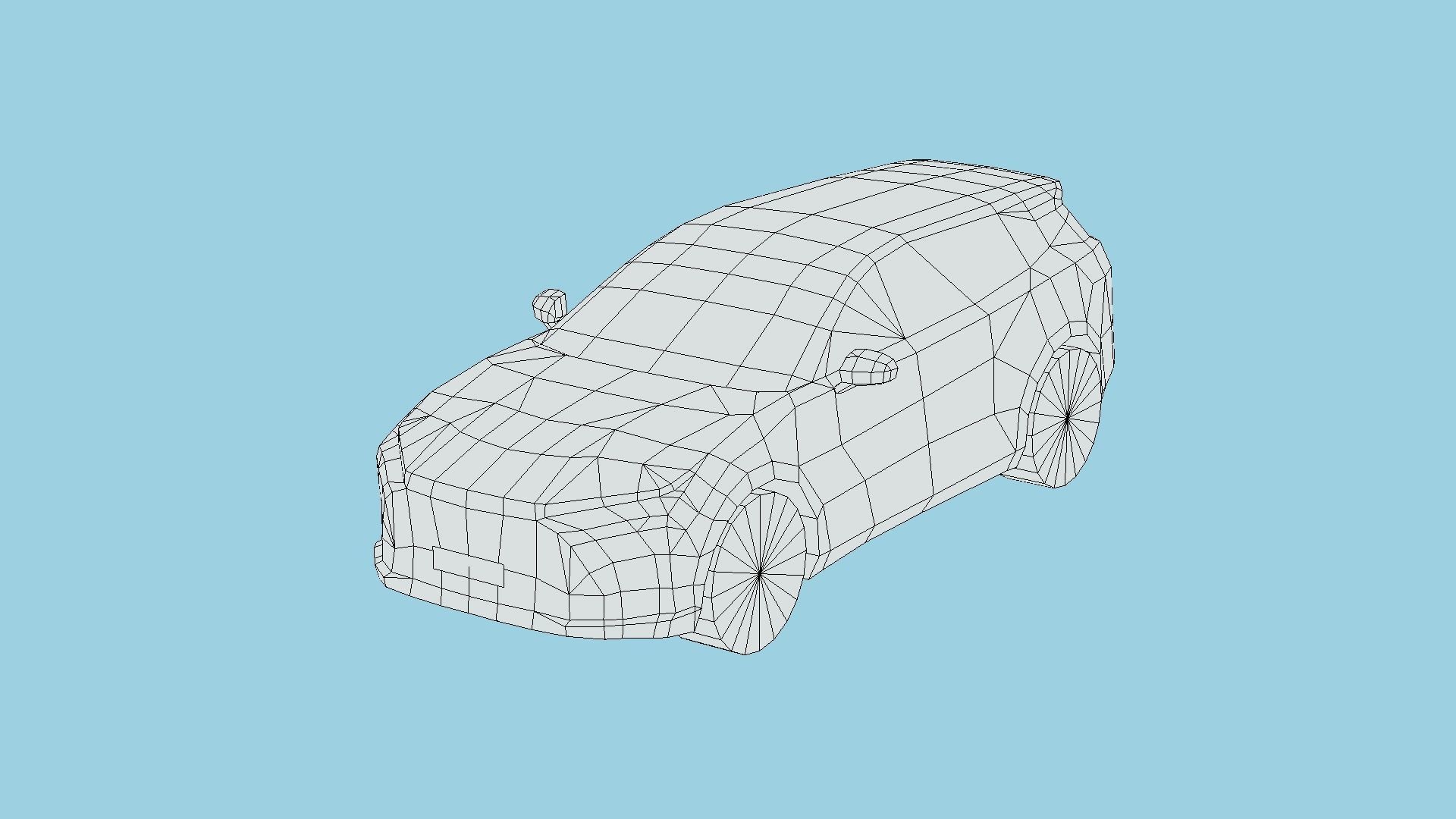 Toyota Crown Signia 2025 Low-poly 3D model_5