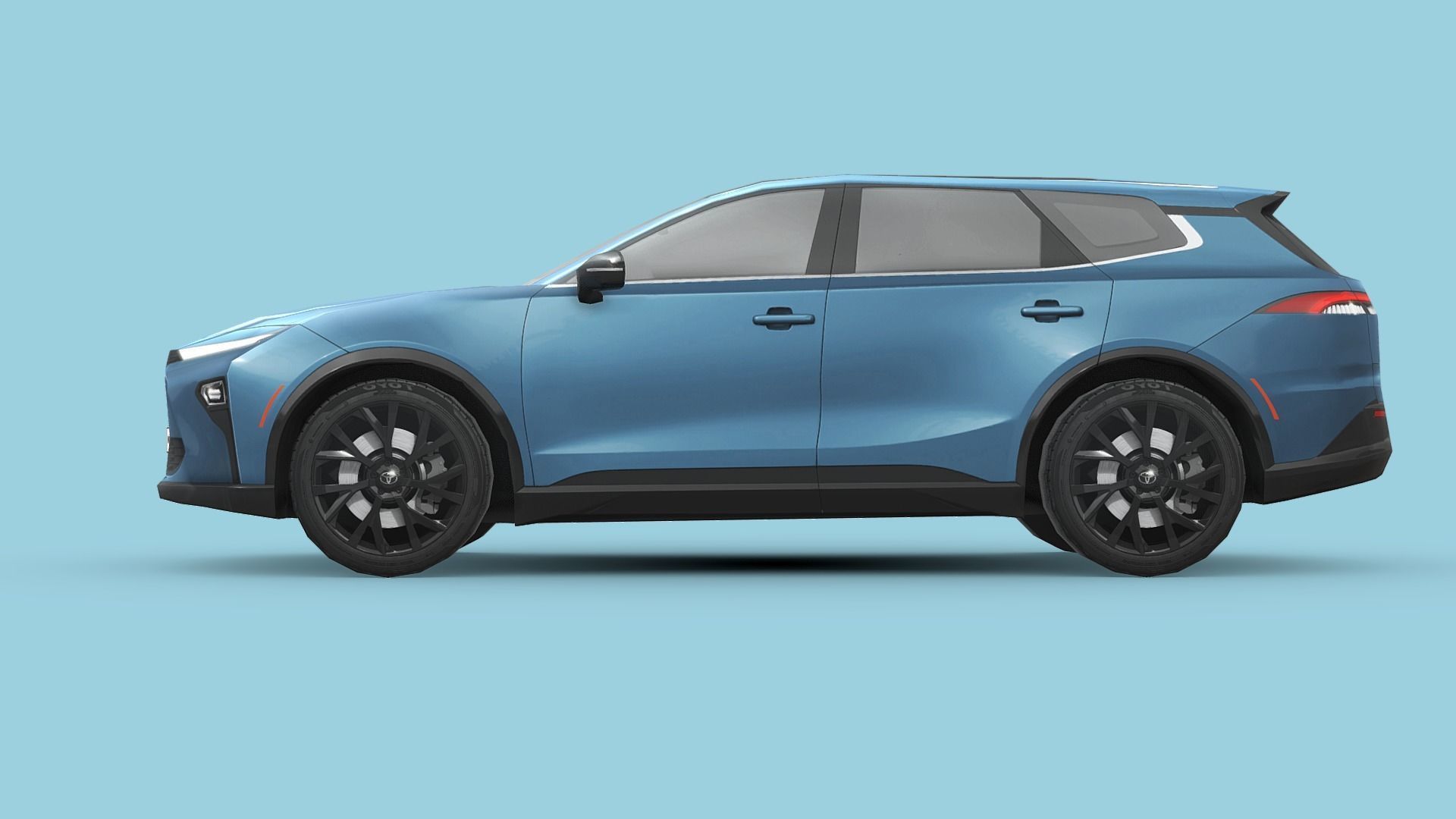 Toyota Crown Signia 2025 Low-poly 3D model_2