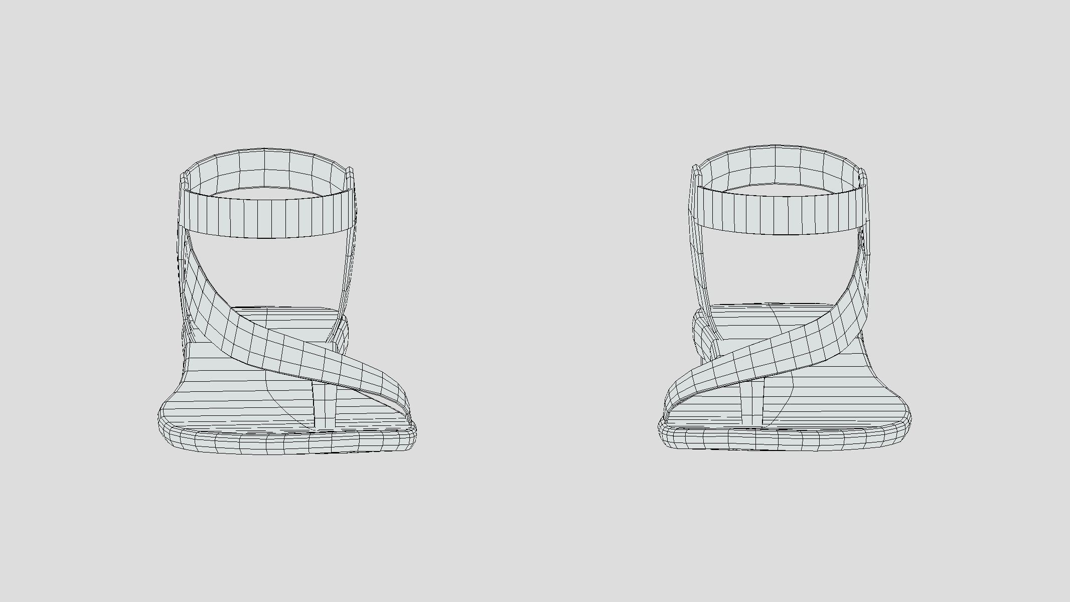 Toe loop Low Poly Low-poly 3D model_3