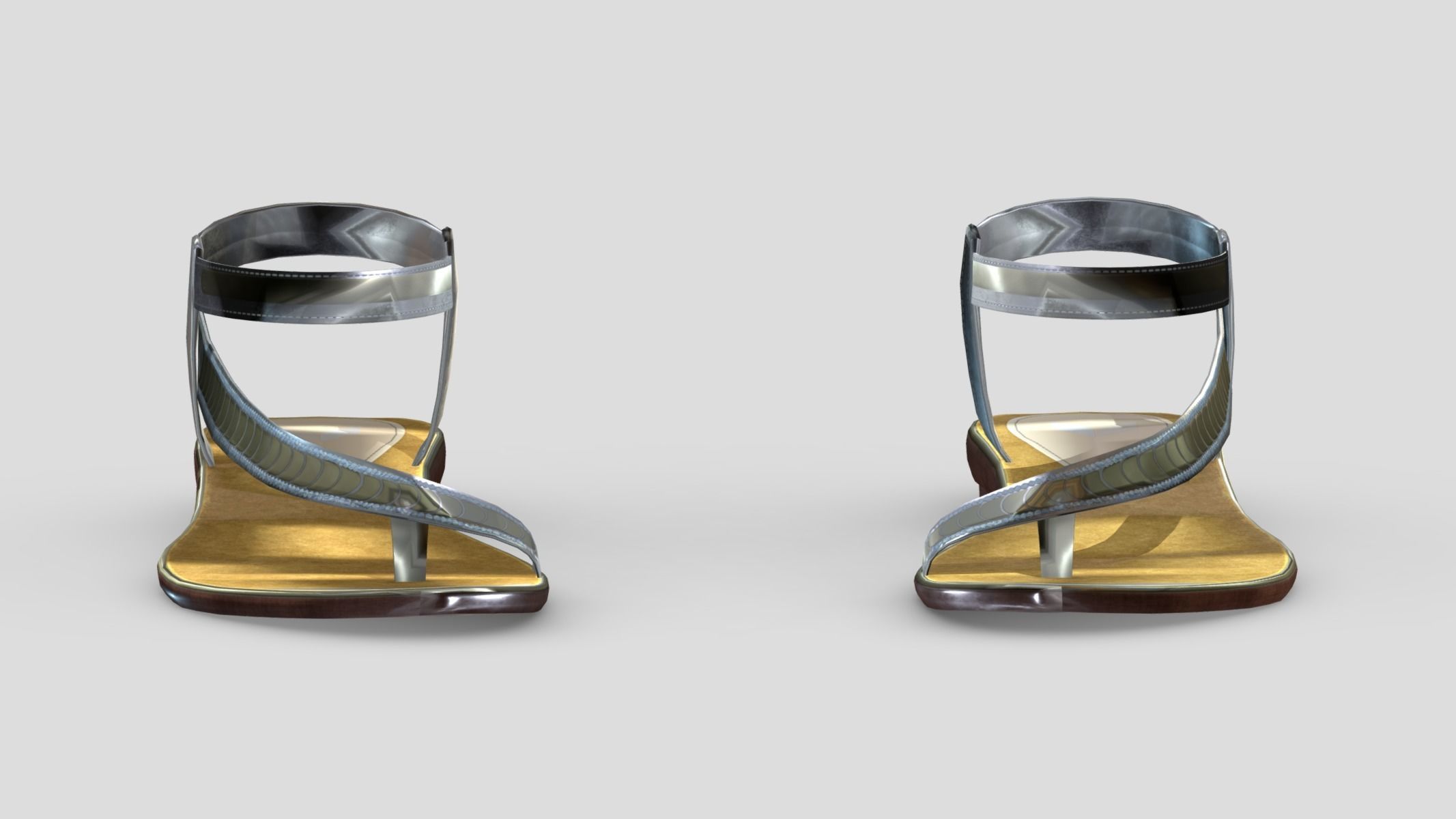 Toe loop Low Poly Low-poly 3D model_2