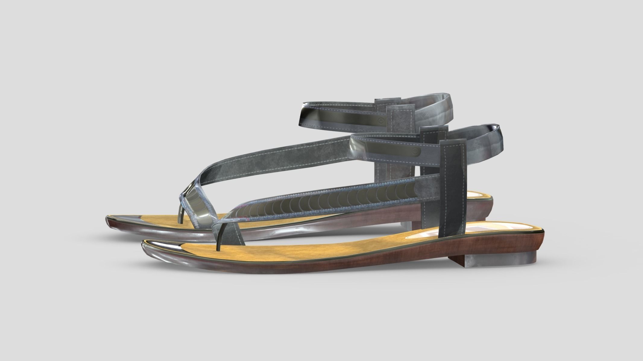 Toe loop Low Poly Low-poly 3D model_4