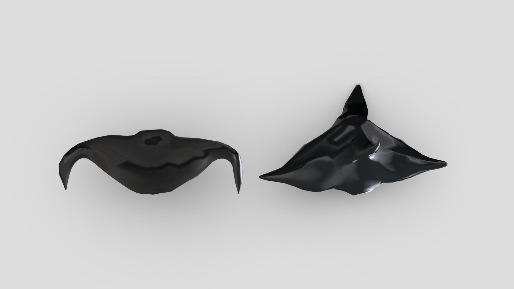 Trapa Natans Low Poly  Low-poly 3D model_8