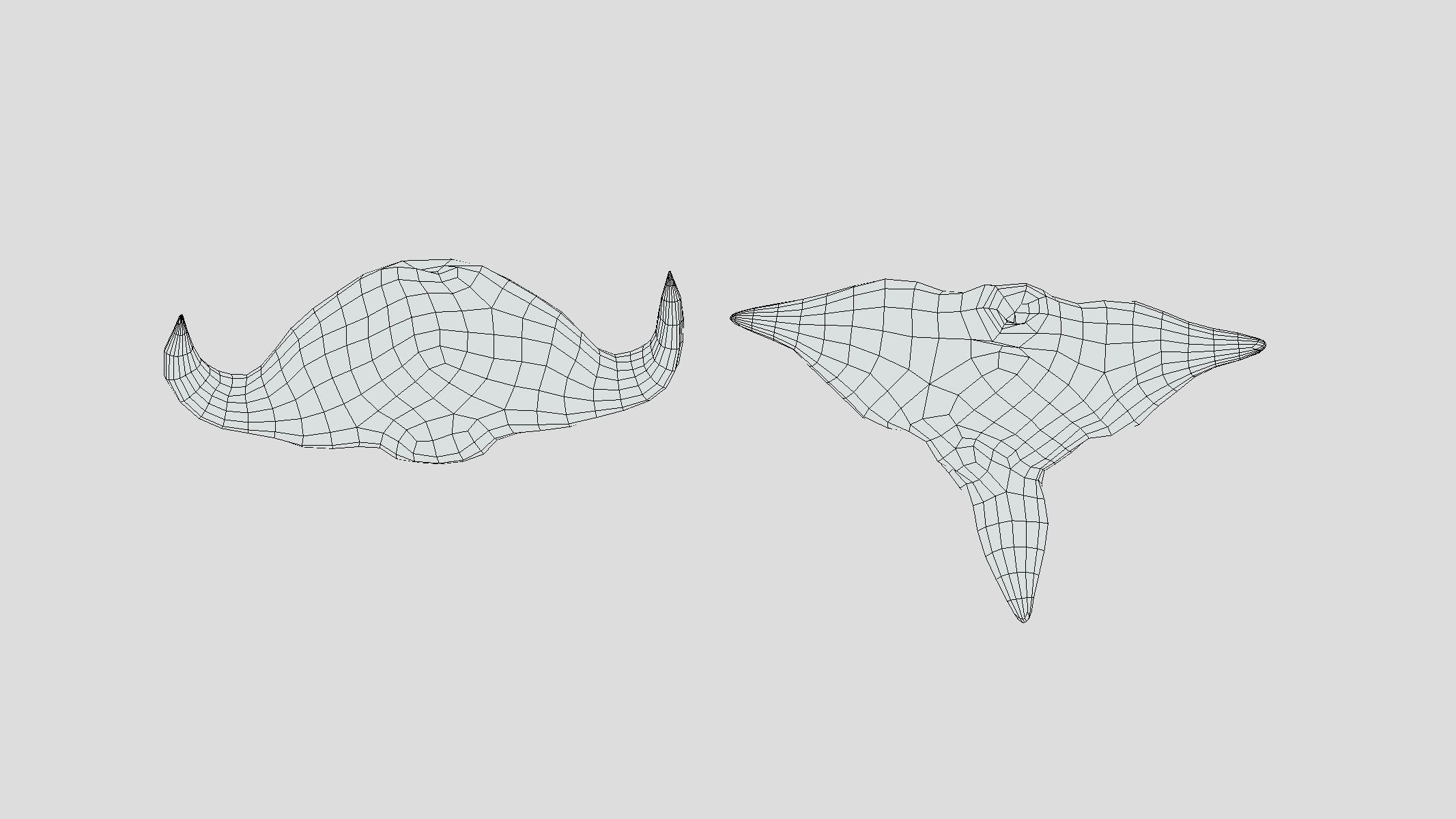 Trapa Natans Low Poly  Low-poly 3D model_11