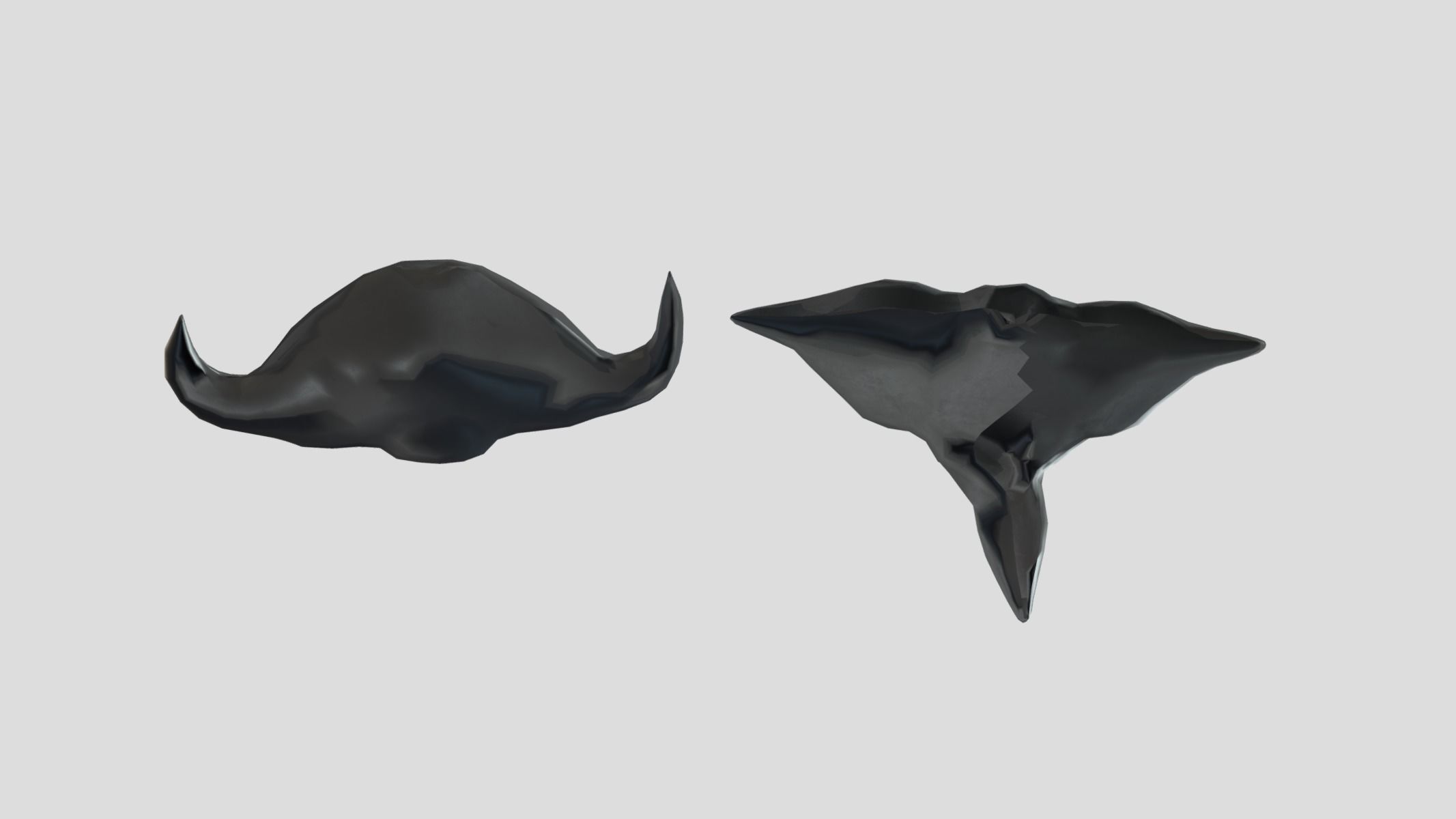 Trapa Natans Low Poly  Low-poly 3D model_10