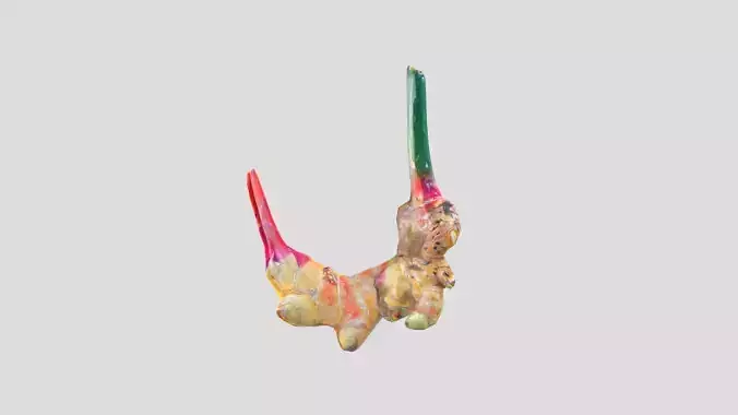 Turmeric Low Poly Low-poly 3D model