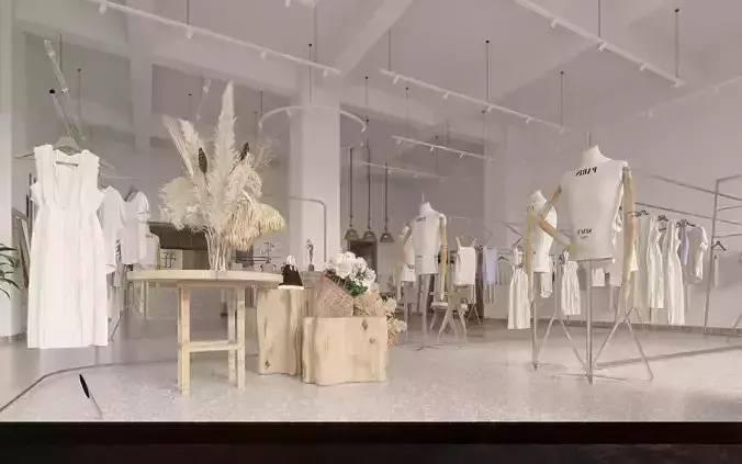 Natural style clothing store