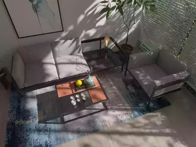 Chinese style living room sofa combination