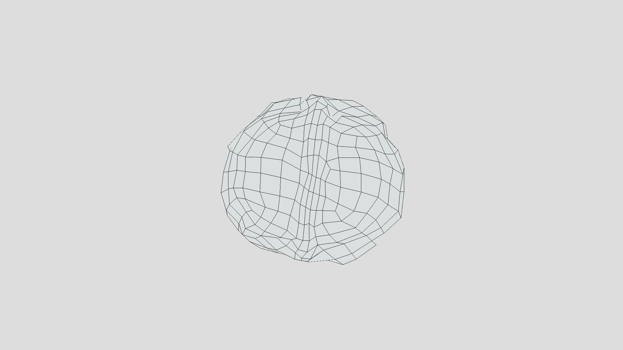 Walnut Low Poly Low-poly 3D model_9