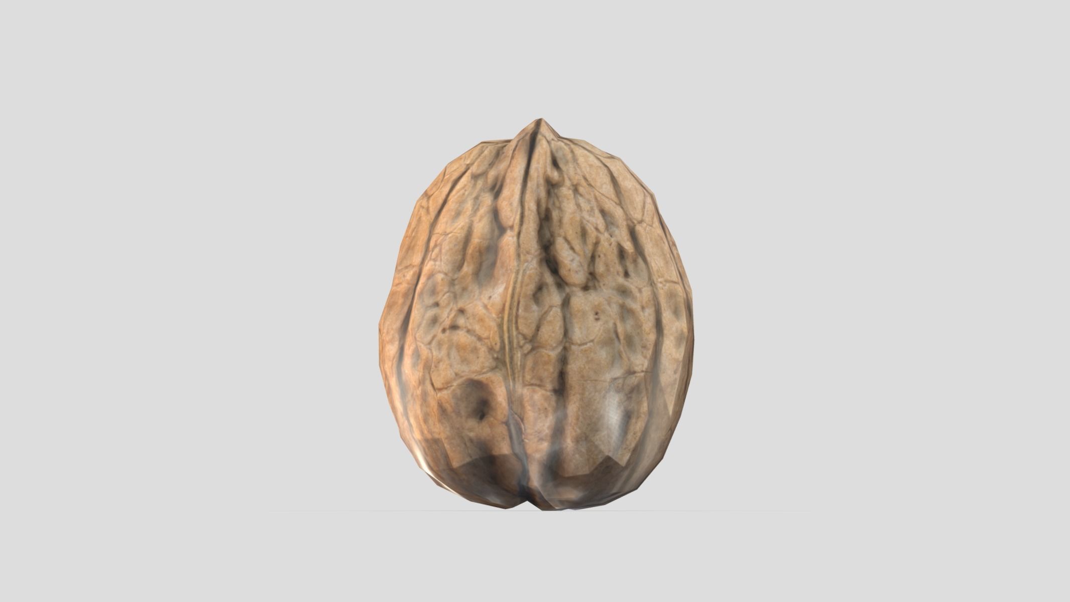 Walnut Low Poly Low-poly 3D model_6