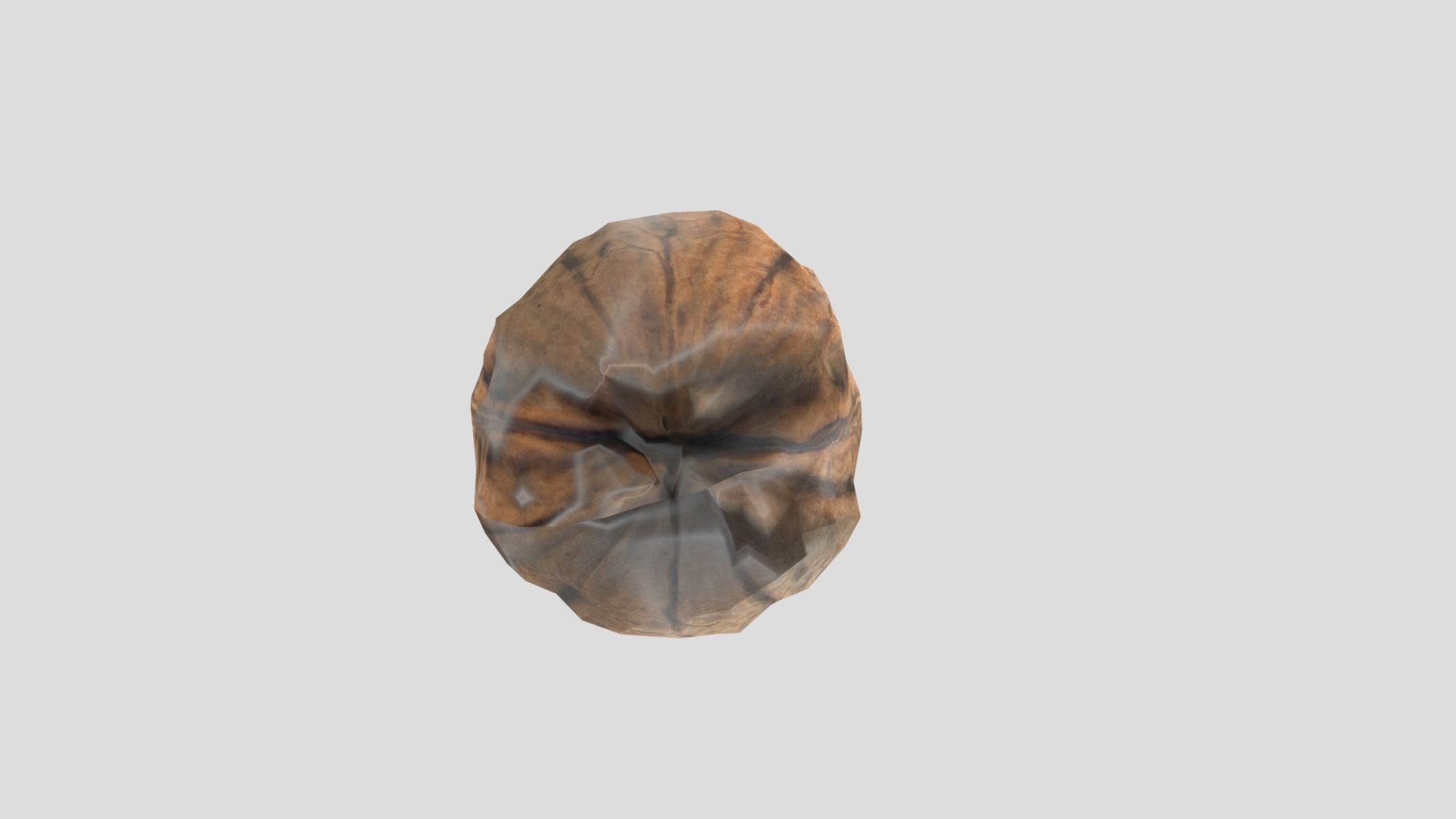 Walnut Low Poly Low-poly 3D model_10