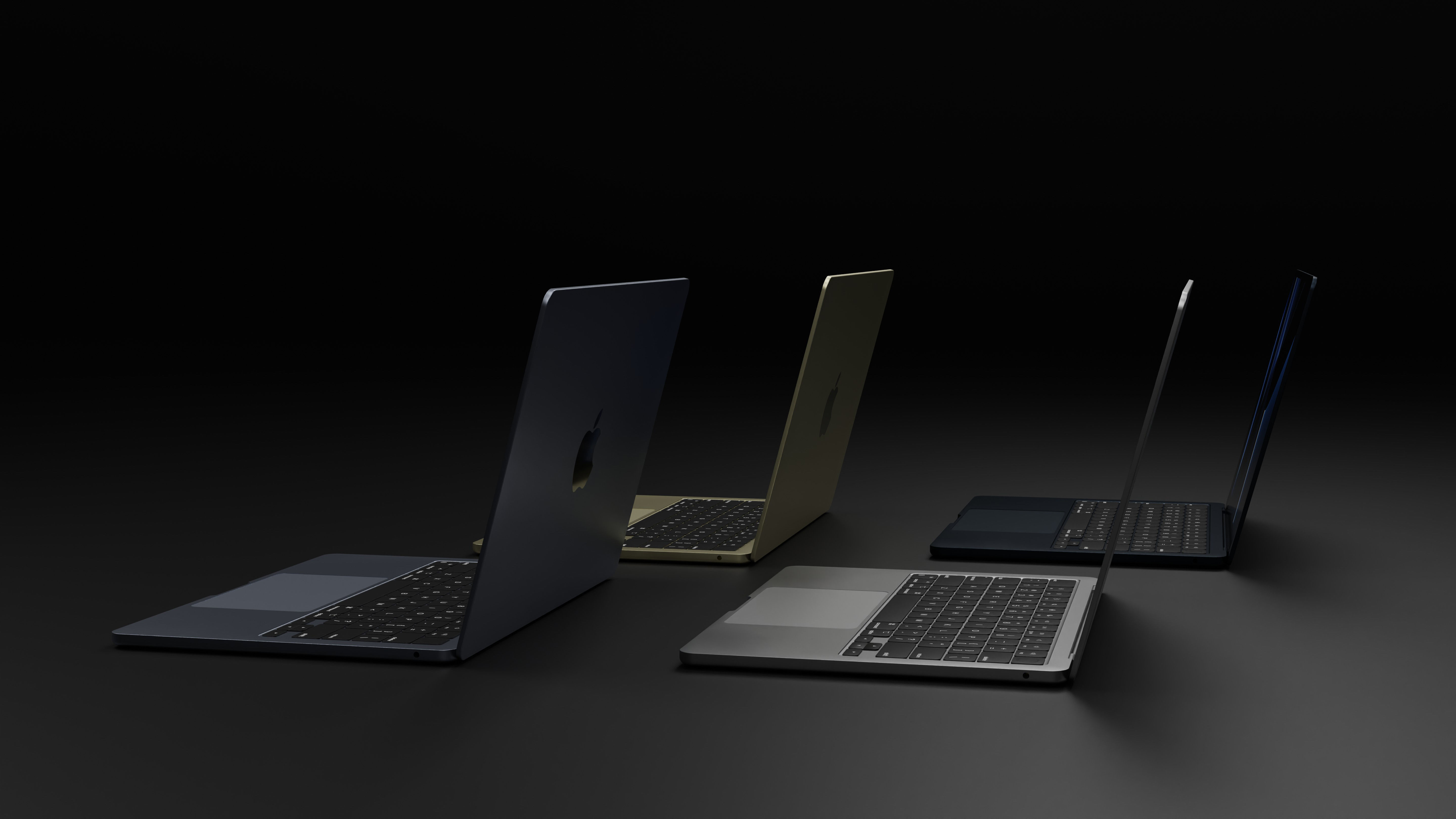 Apple MacBook Air 2024 Low-poly 3D model_4