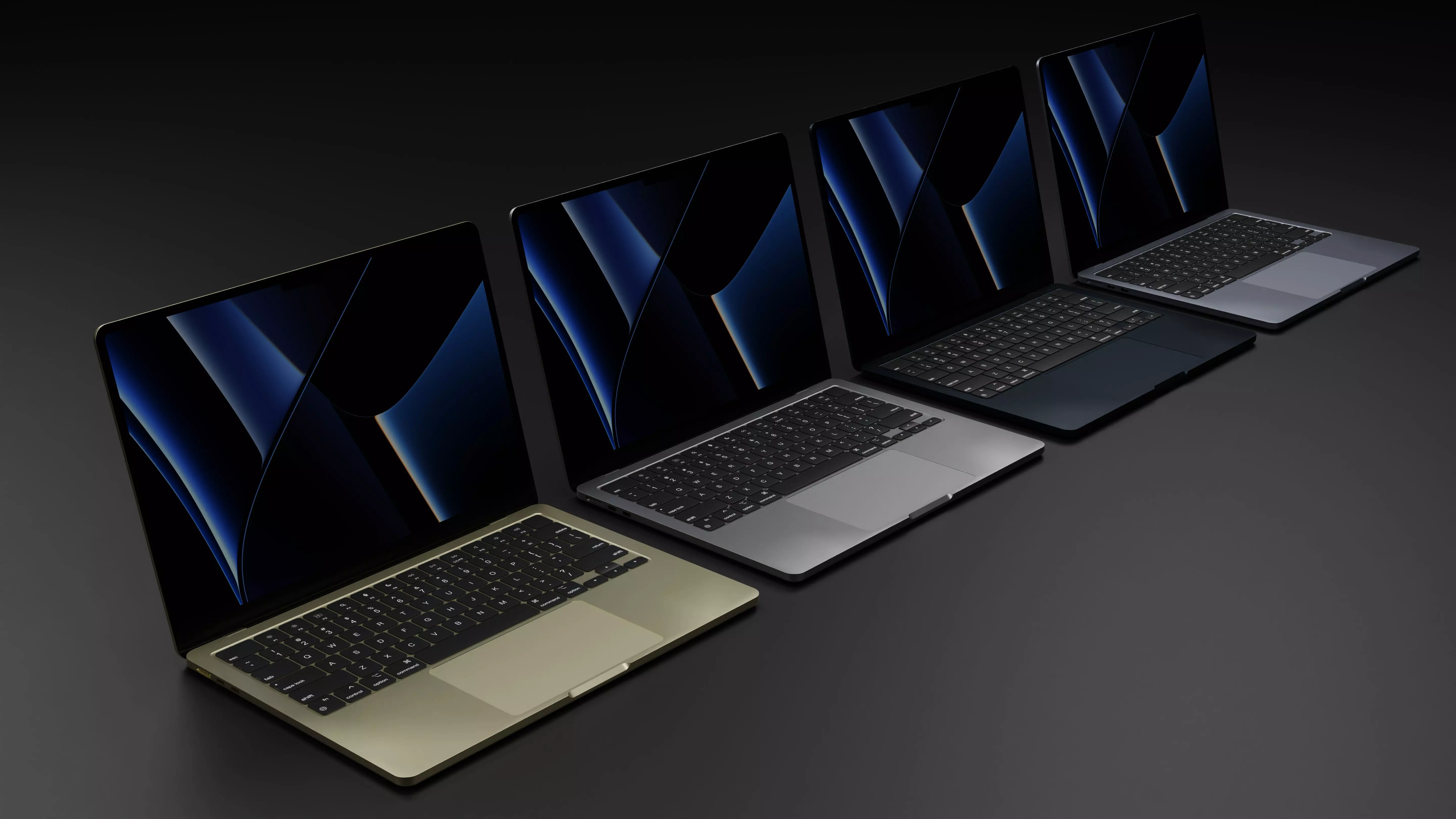 Apple MacBook Air 2024 Low-poly 3D model_0