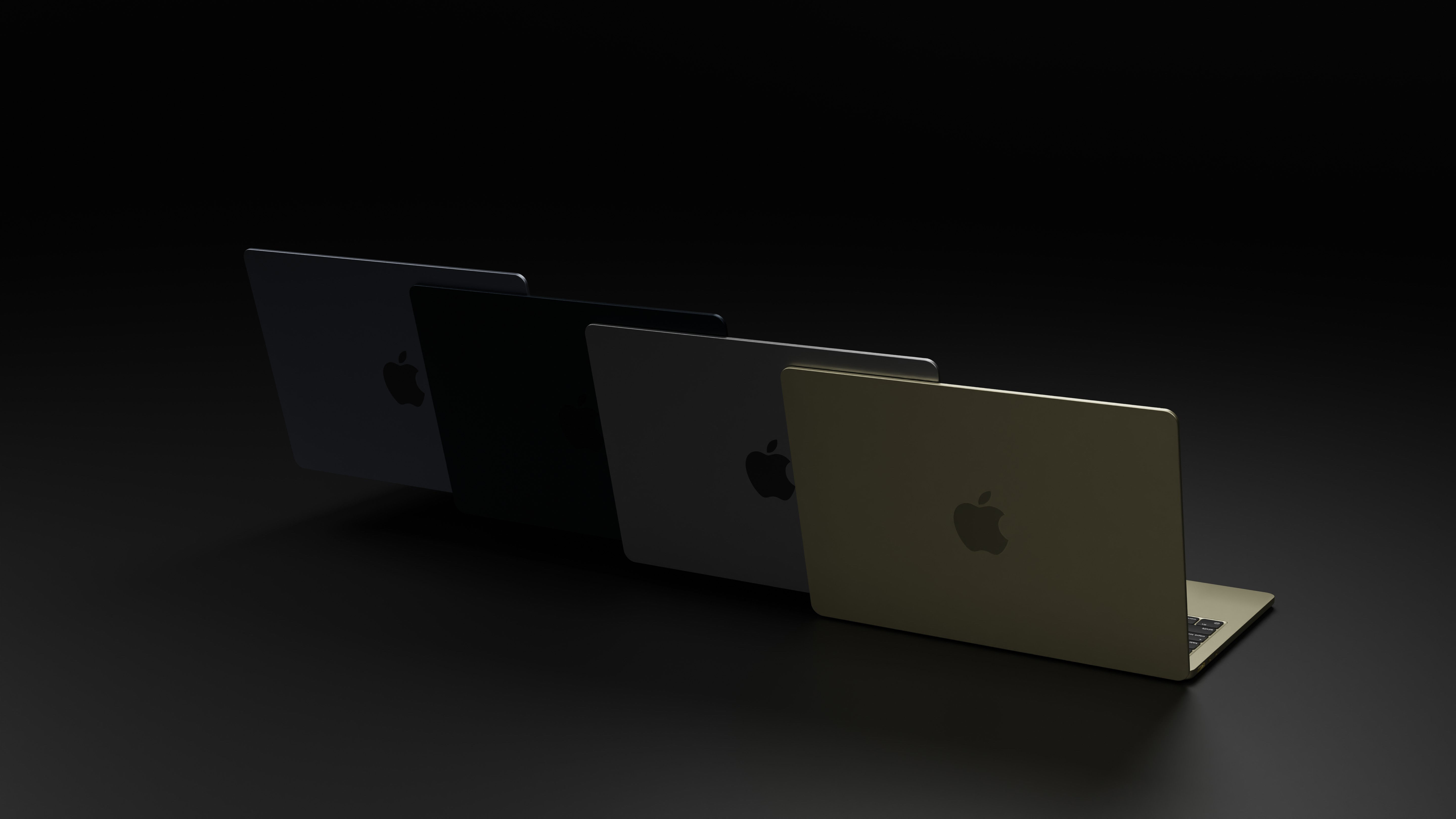 Apple MacBook Air 2024 Low-poly 3D model_3
