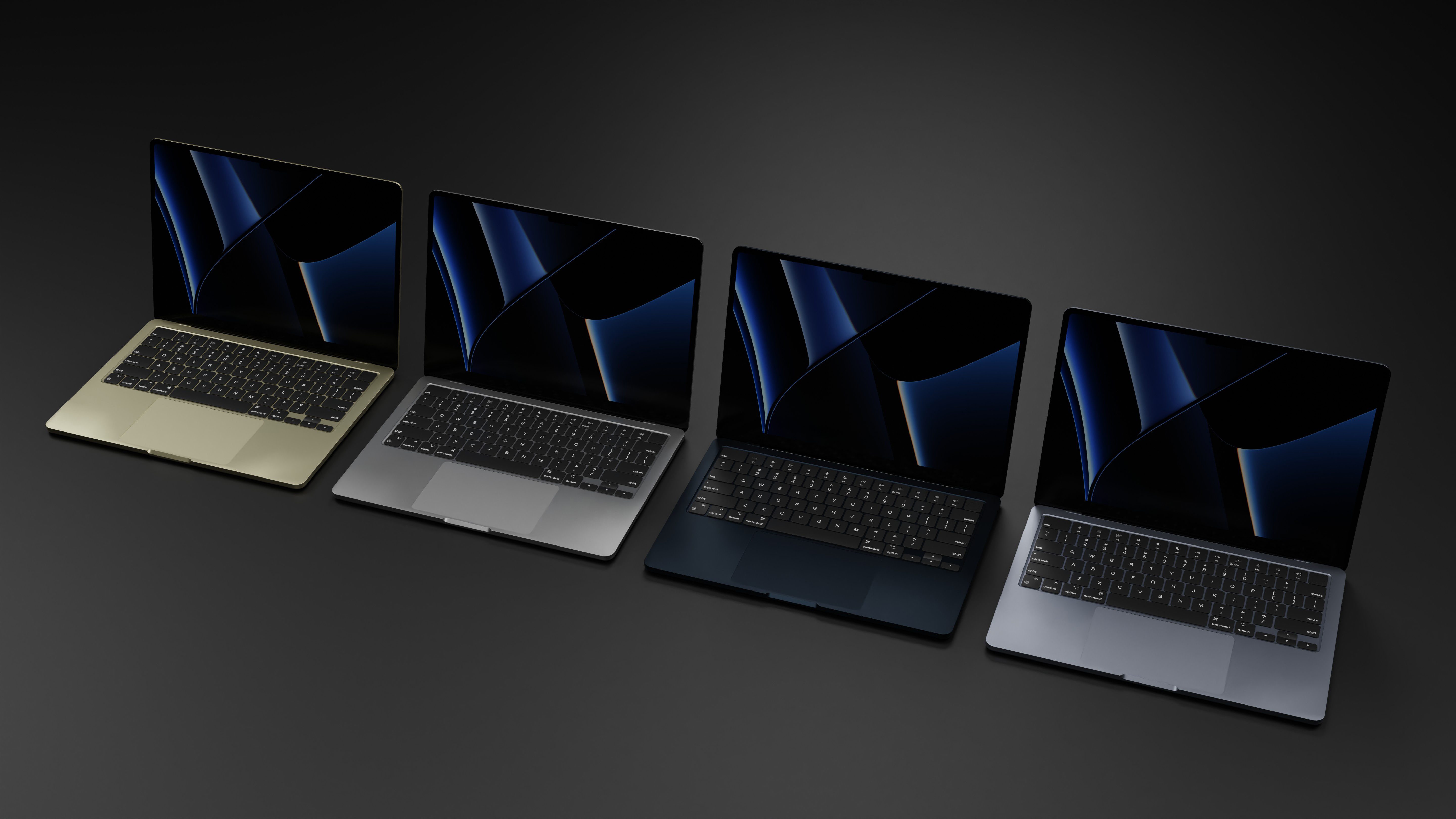 Apple MacBook Air 2024 Low-poly 3D model_2