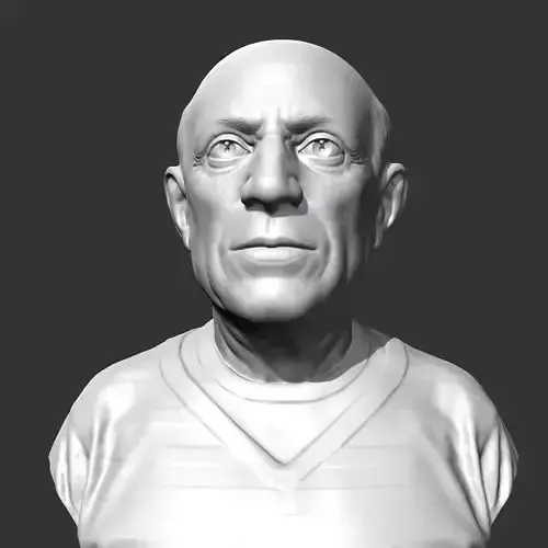 Pablo Picasso 3D print model 3D print model