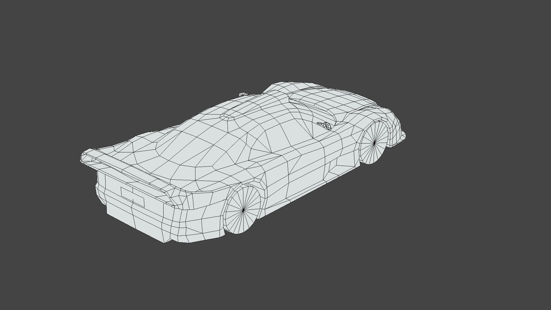 Mercedes-Benz CLK-class GTR AMG 1999 Low-poly 3D model_6