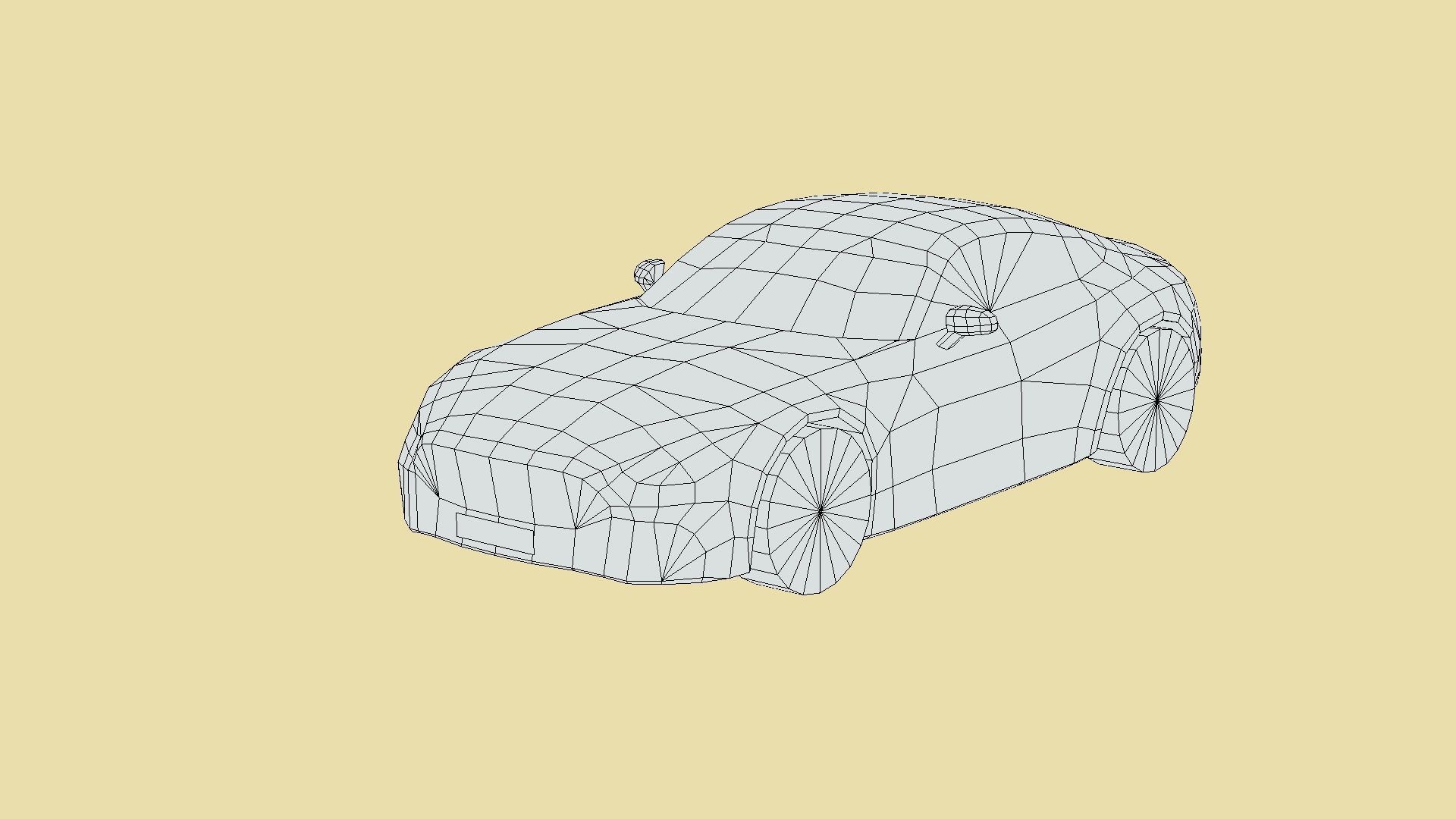 Mercedes-Benz AMG GT43 Coupe 2024 Low-poly 3D model_5