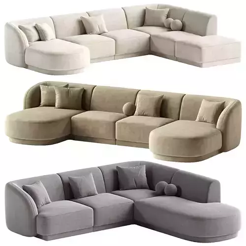Miley Corner Sofa and U Shaped Sofa