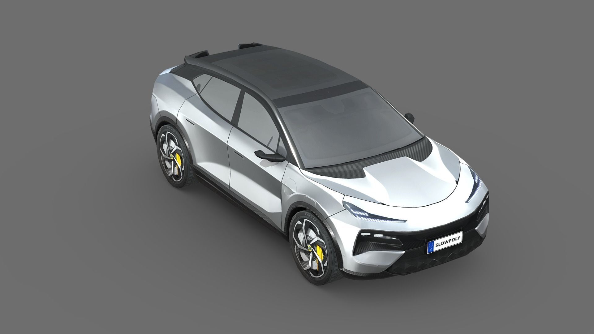 Lotus Eletre 2023 Low-poly 3D model_3