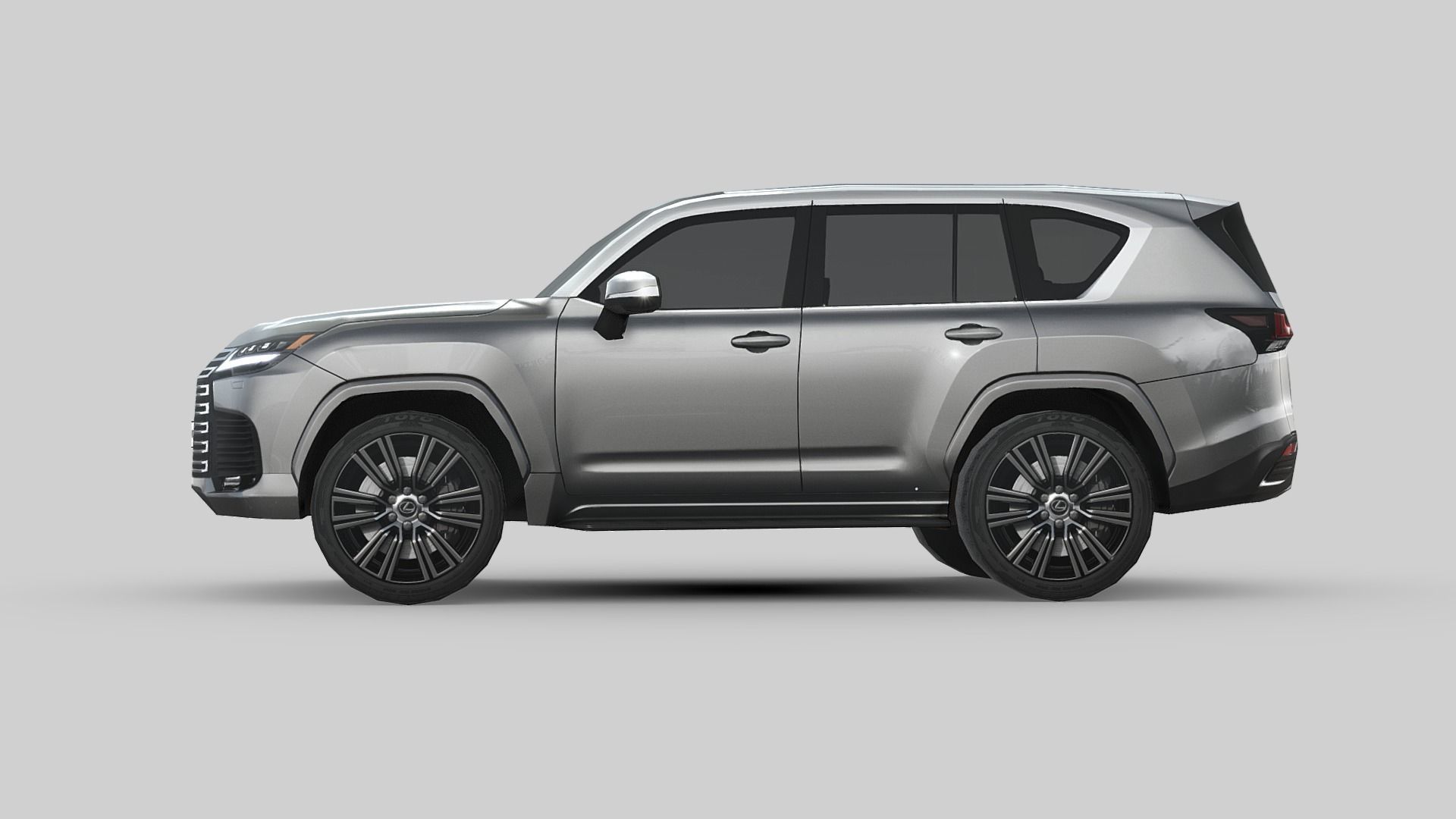 Lexus LX600 2022 Low-poly 3D model_2