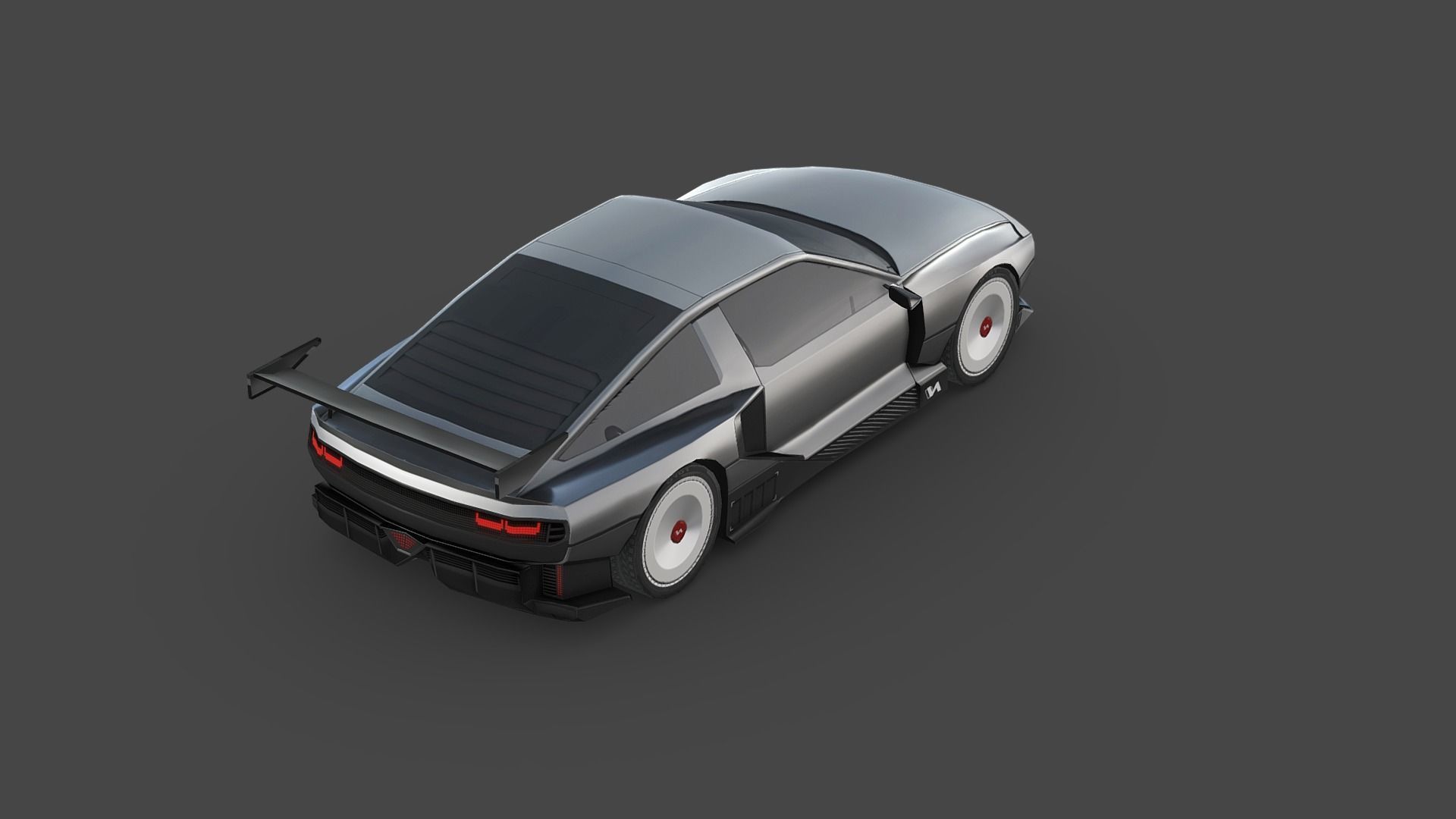 Hyundai N Vision 74 Low-poly 3D model_4