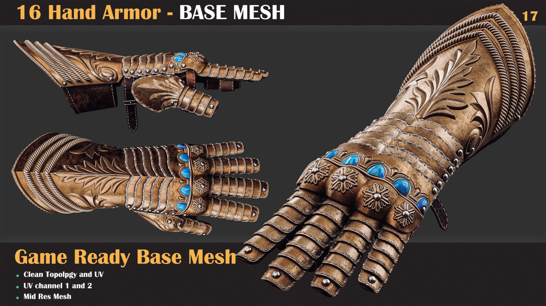 86 Armor Base Mesh Bundles   3D model_5