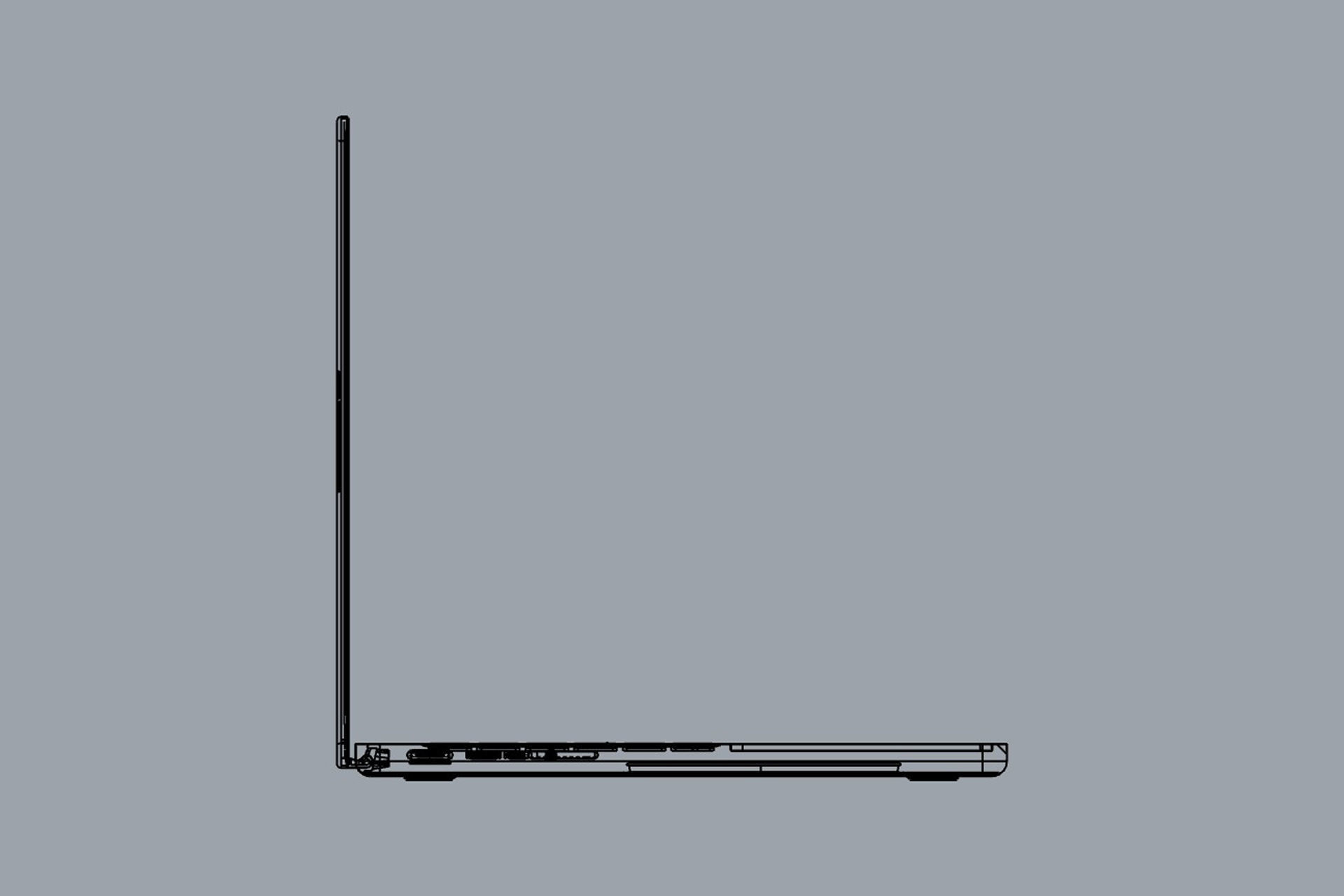 Apple MacBook Pro M4 2024 14 and 16 inch 3D model_19