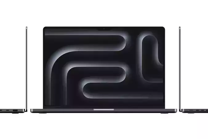 Apple MacBook Pro M4 2024 14 and 16 inch 3D model