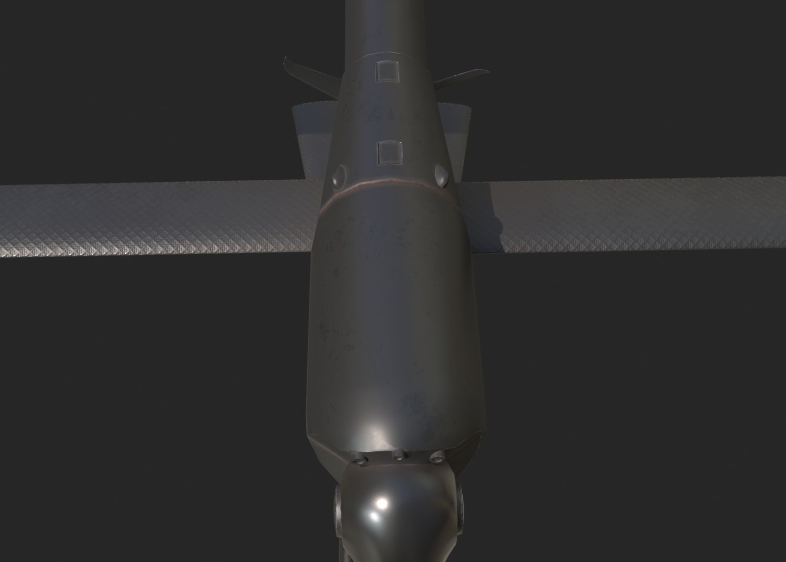 eroVironment Switchblade 600 Predator Drone Missile Low-poly 3D model_5