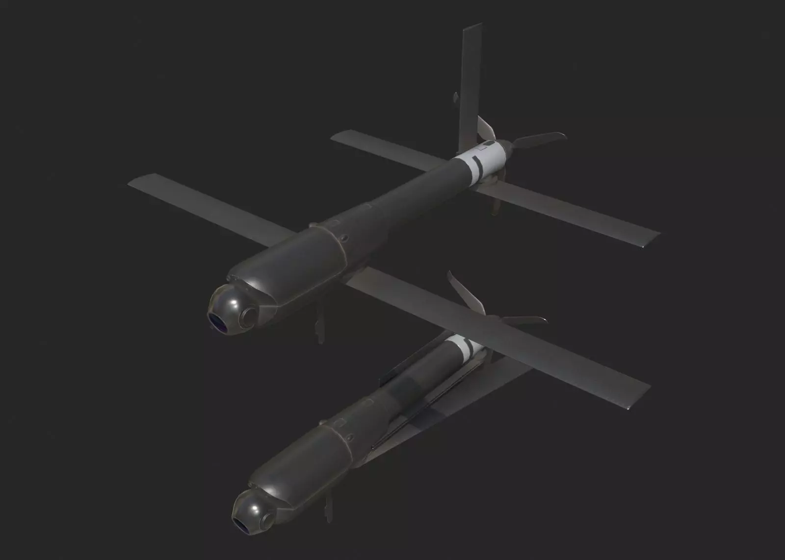 eroVironment Switchblade 600 Predator Drone Missile Low-poly 3D model_0