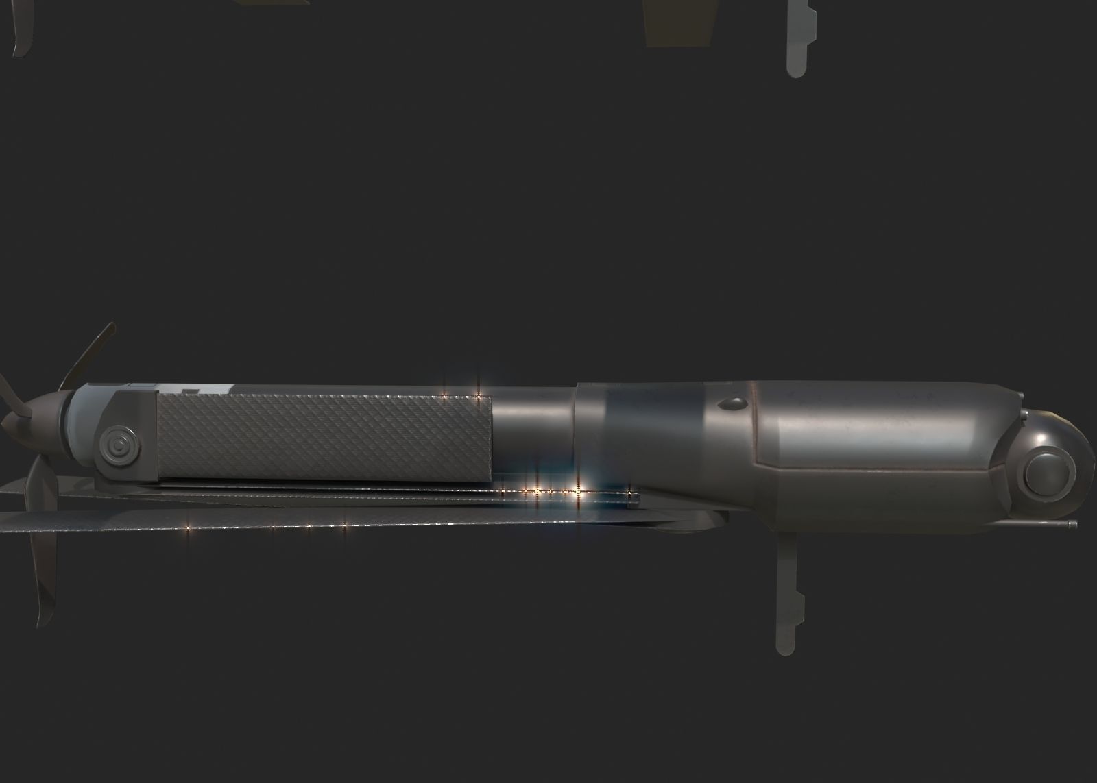 eroVironment Switchblade 600 Predator Drone Missile Low-poly 3D model_9