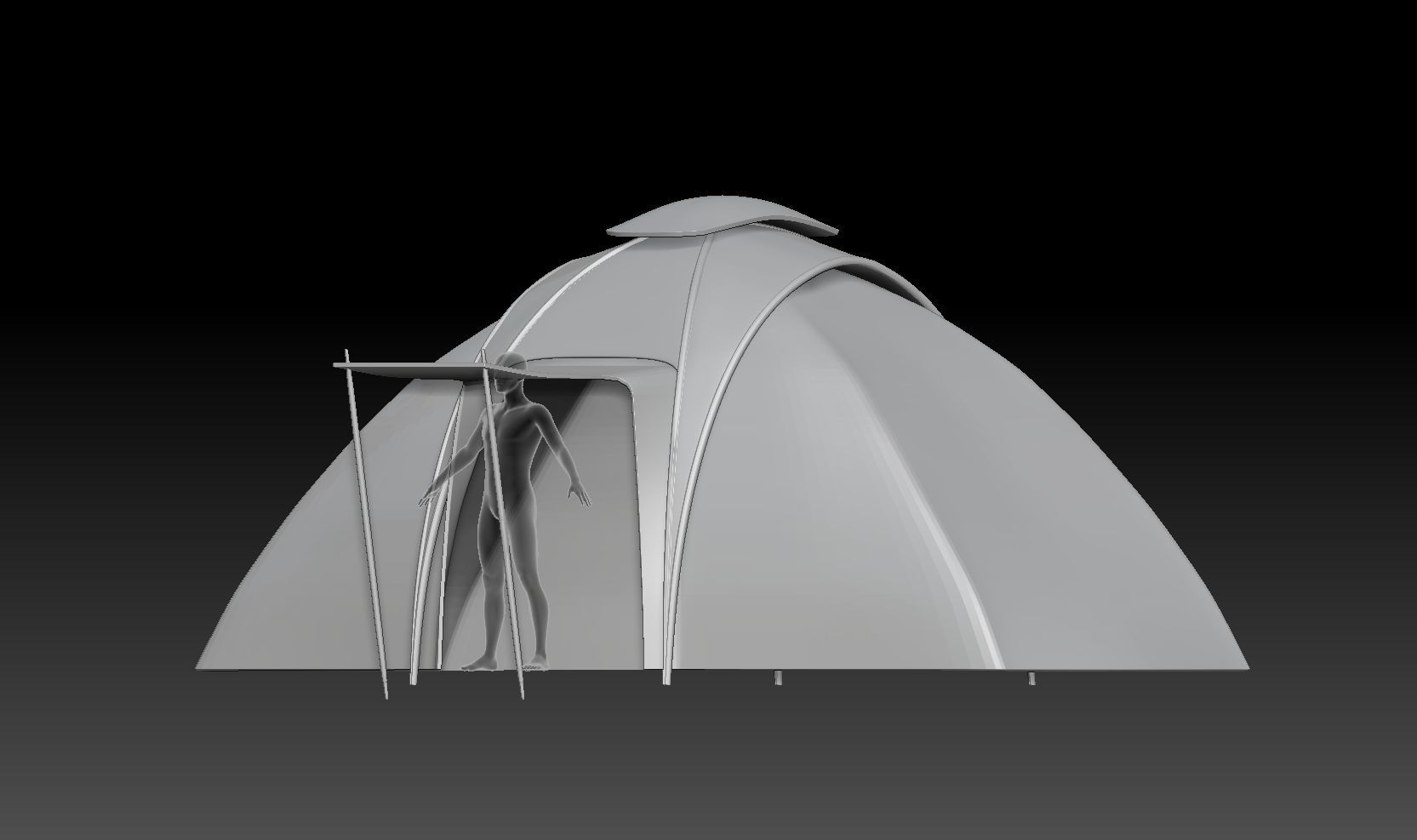 BEST CAMPING TENT 1 3D print model_1