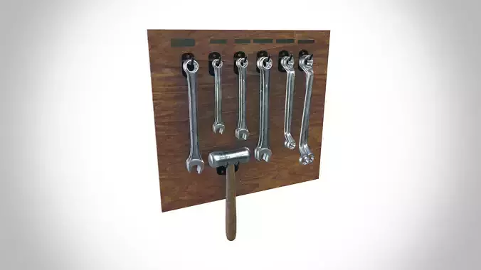 Industrial Tools Hanging Rack